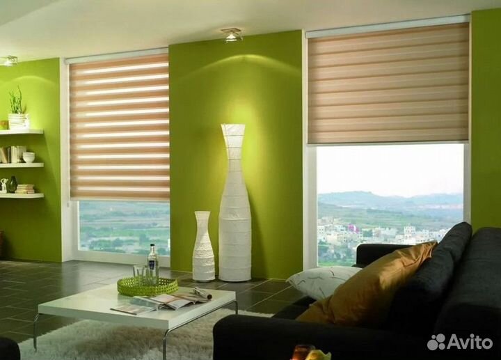 Рулонные жалюзи день ночь