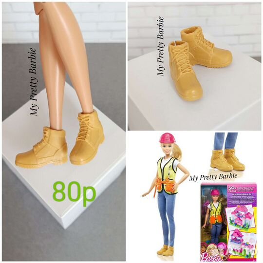 Обувь от кукол Барби и подобных - сапожки