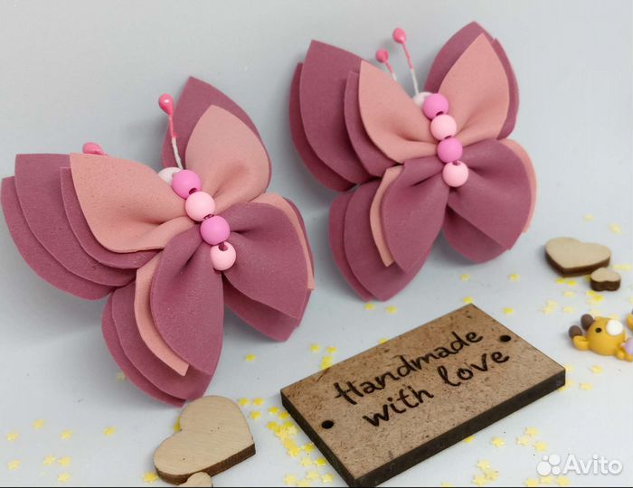 Резинка-бабочка для волос, для девочки бантик