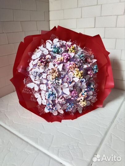 Букет из бабочек светящийся / Букет