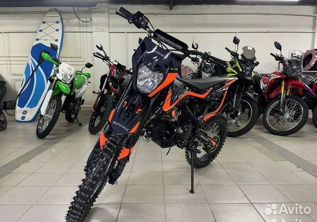 Питбайк 150сс Motoland GF150 E 19/16 оранжевый