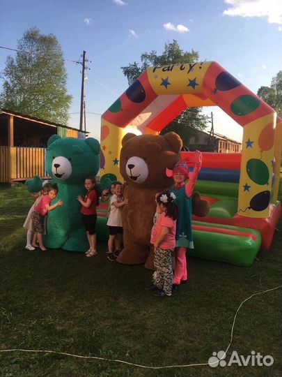 Пенная вечеринка, аниматор, надувной батут