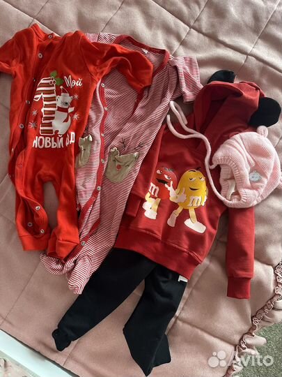 Вещи пакетом на девочку до года