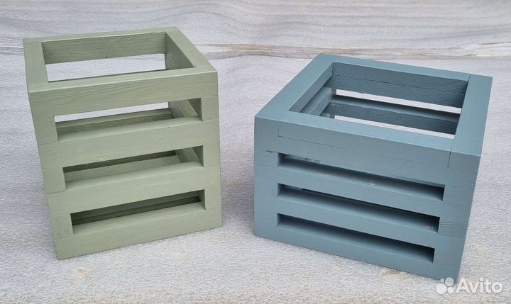 Ящики деревянные декоративные