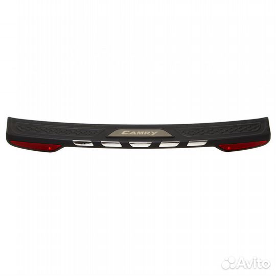 Накладка на бампер volfox для Toyota Camry V55