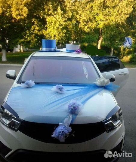 Свадебные украшения на машину продажа
