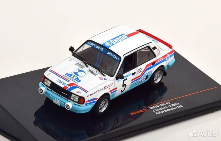 Skoda 130L №5 Rally Bohemia 1988 Ралли 1:43 Yu-Ra