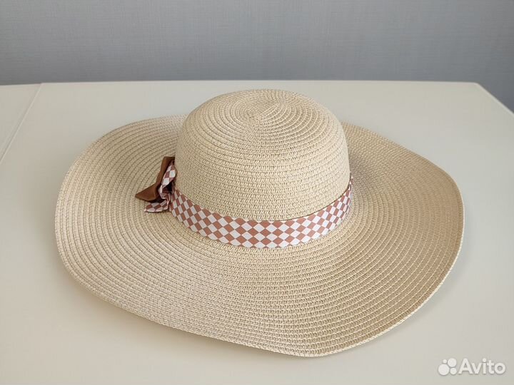 Шляпа женская летняя с широкими полями