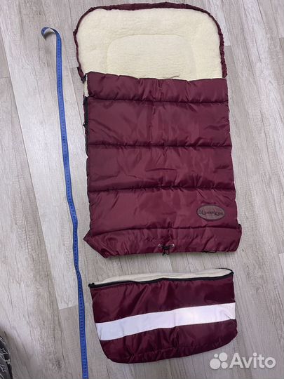 Конверт в коляску из овчины