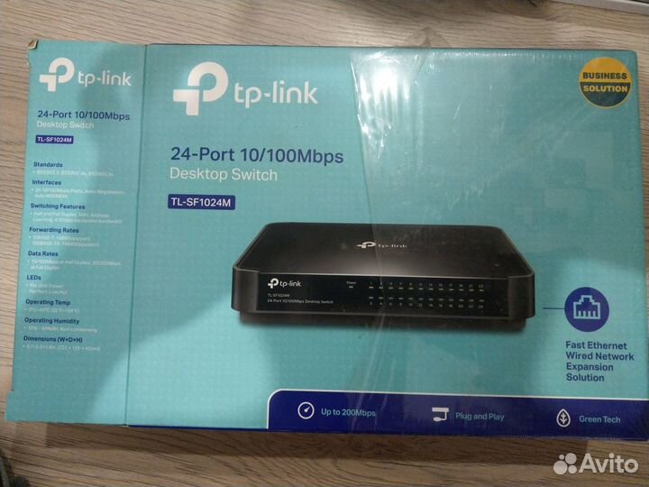 Коммуникатор TL-SF1024M 24-портовый 10/100 Мбит/с