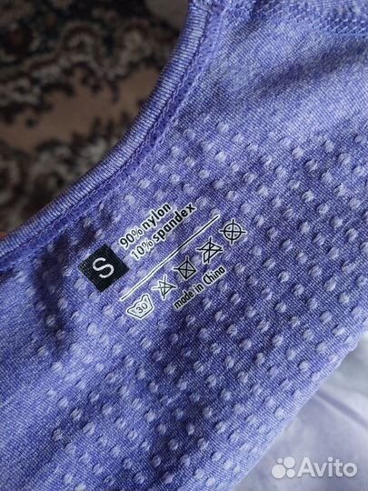 Костюм обтягивающий топ+ лосины