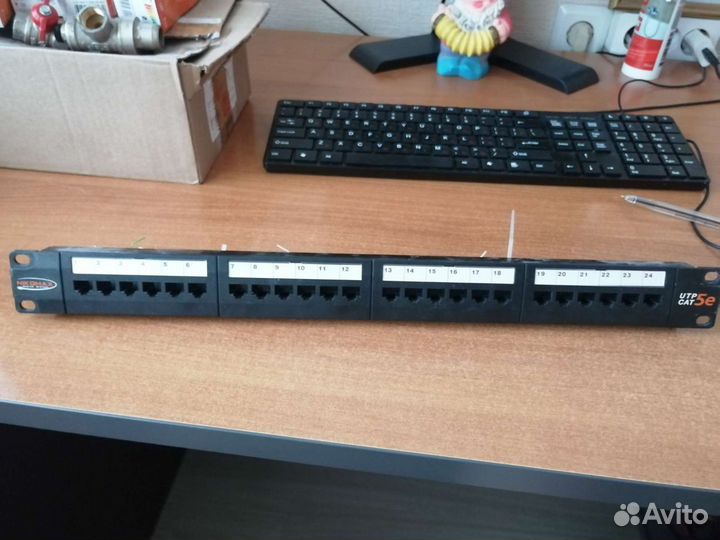 Патч-панель Nikomax 19дюйм 24 порта 1U