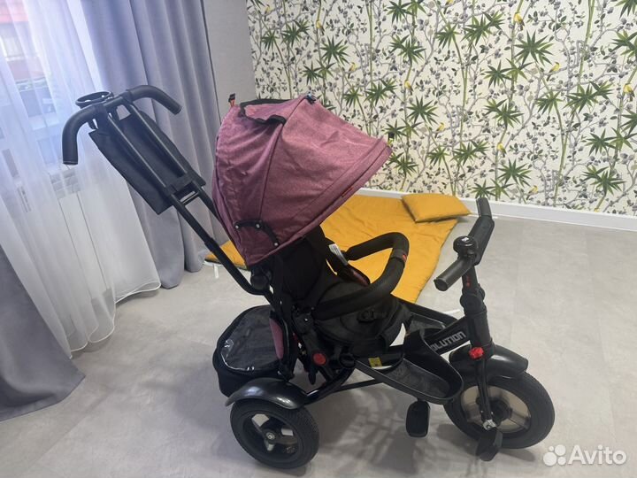 Велосипед коляска с ручкой