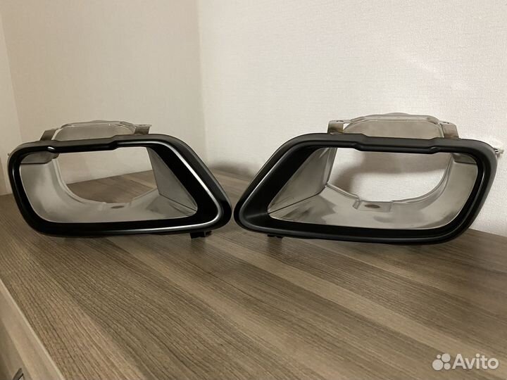 Комплект черных матовых насадок BMW G05/G06/G07