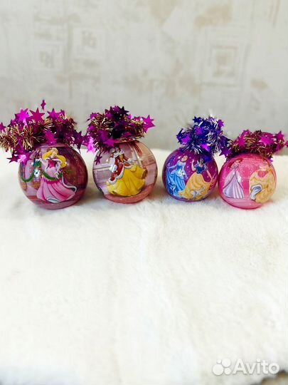 Ёлочные игрушки шары Disney Princess