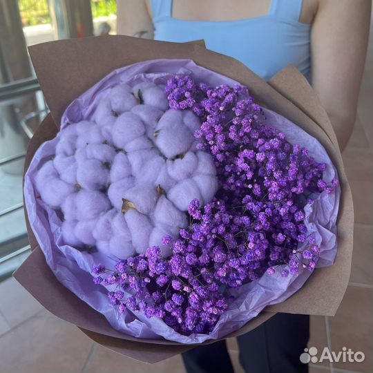 Букет из гипсафилы