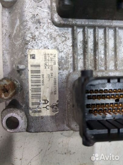 Блок управления двигателем Opel Corsa D, 2007