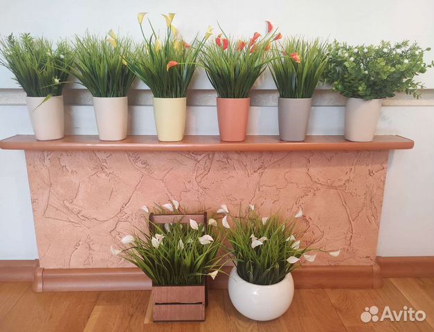 Искусственная зелень, композиции