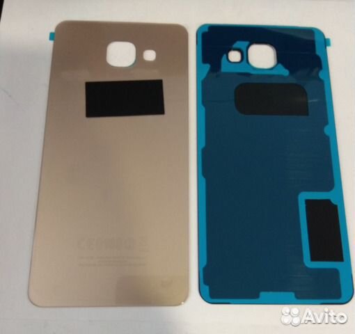 Задняя крышка samsung A5 (2016) Black & Gold