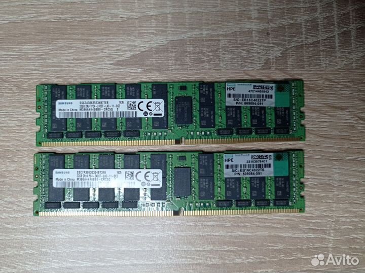 32gb 2400 MHz DDR4 lrdimm HPE 809084-091