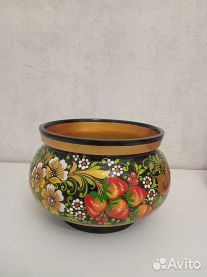 Деревянная посуда хохлома