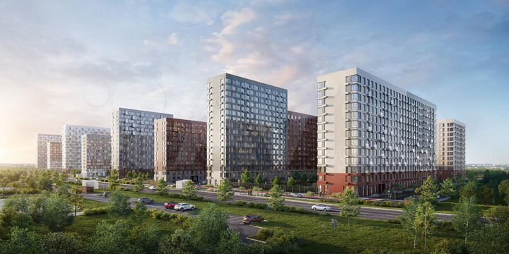 1-к. квартира, 34,6 м², 2/17 эт.