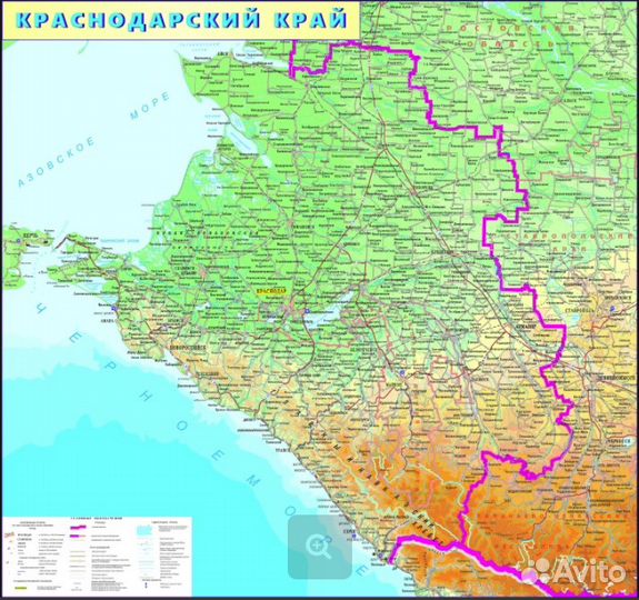 Карты Краснодарского края