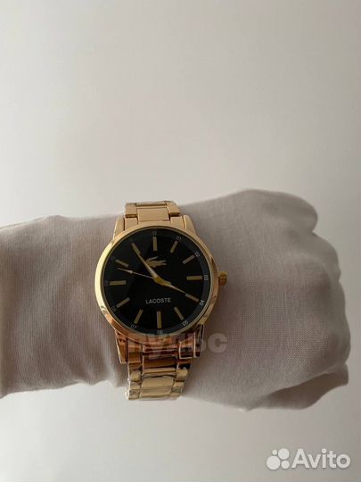 Подарочный набор Lacoste часы, ремень, парфюм