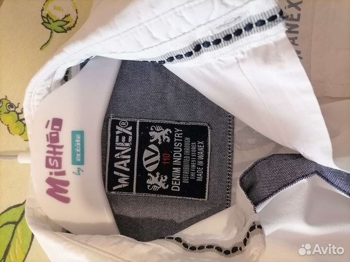 Рубашка/сорочка для школы Wanex р. 122