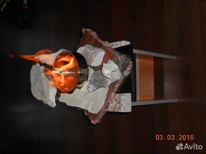 Биолампа ручной работы(большая пепельница)