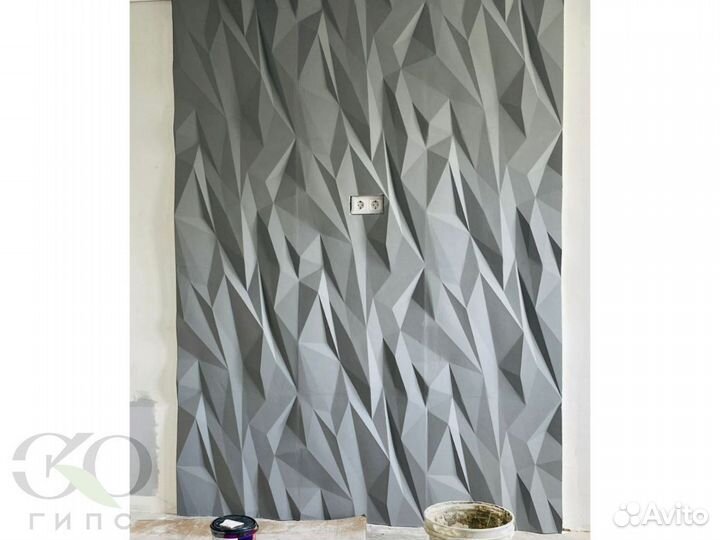 3D Гипсовые панели Скала современный дизайн
