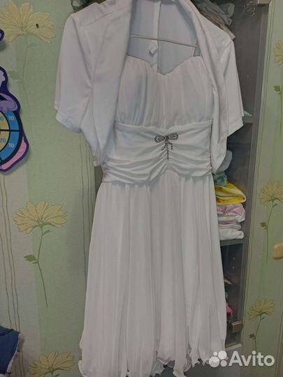 Свадебное платье короткое