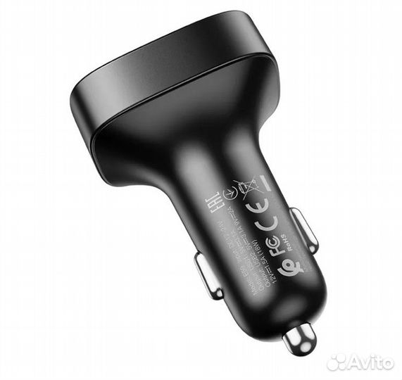 Фм модулятор (трансмиттер) hoco E59 c bluetooth