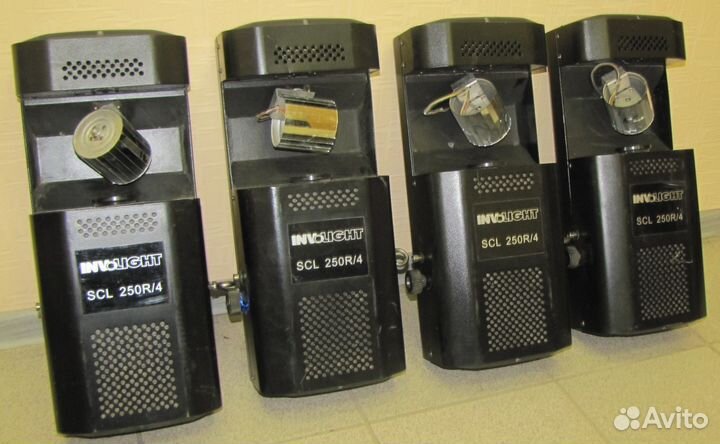 Светомузыка сканеры Роллеры 4шт Gobo строб Mic DMX