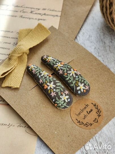 Заколки ручной работы