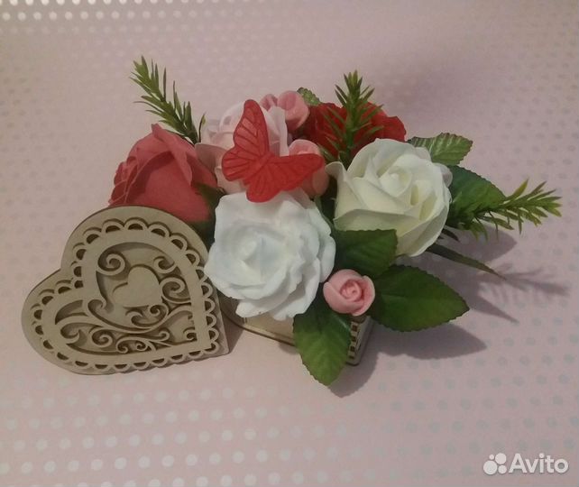 Мыло ручной работы, букеты, композиции