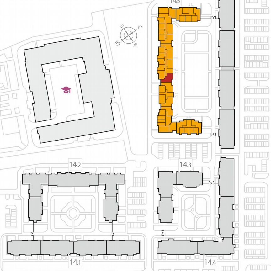 3-к. квартира, 79,9 м², 1/8 эт.