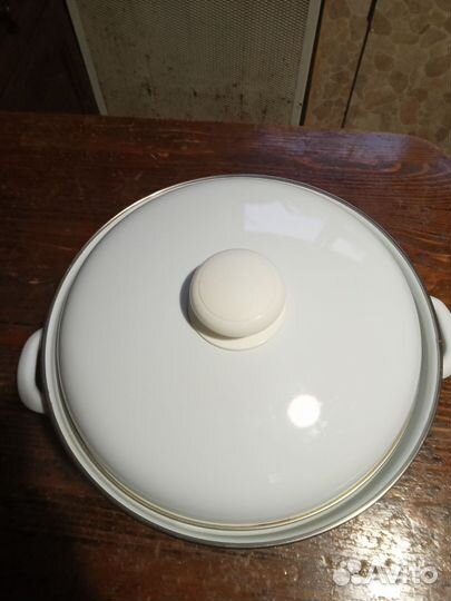 Кастрюля эмалированная 5л с крышкой