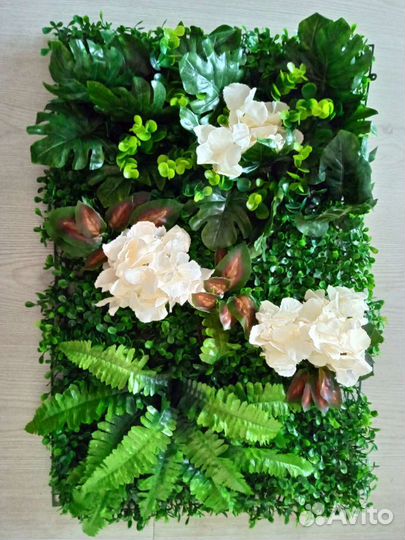 Искусственные растения панель