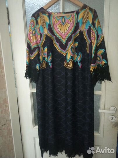 Платье трикотажное, размер 54-56