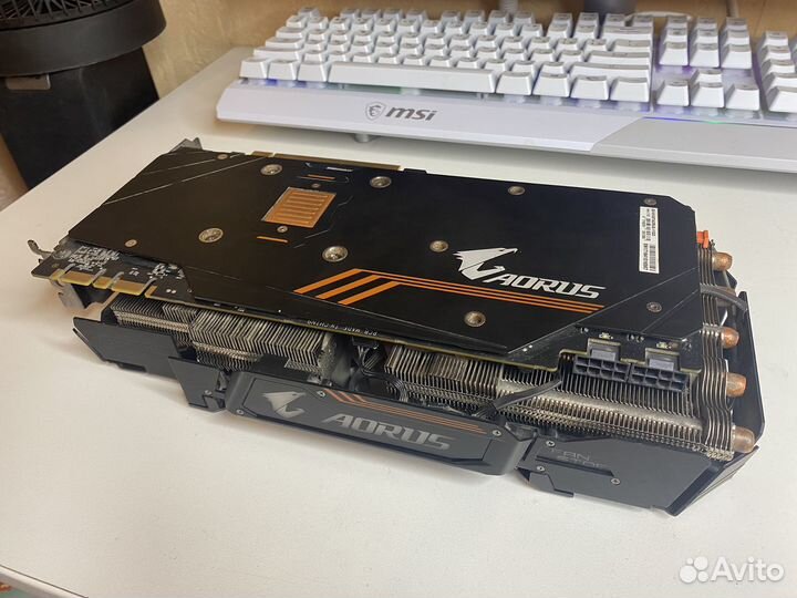 Видеокарта gtx 1080 ti 11 gb gigabyte aorus