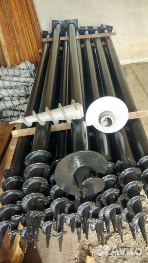 Монтаж винтовых свай