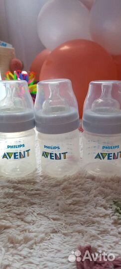 Бутылочки для кормления avent