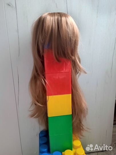 Парик длинный коричневый на хори