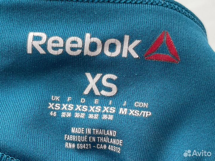 Спортивный топ бра reebok