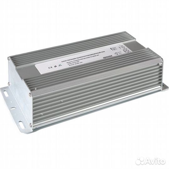 Блок питания Gauss 12В/16.7А, 200Вт, IP66 в металл