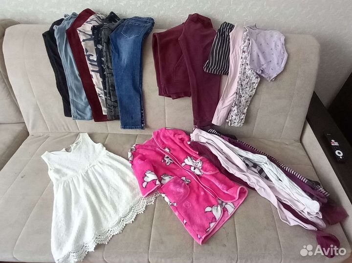 Вещи пакетом на девочку 110-116