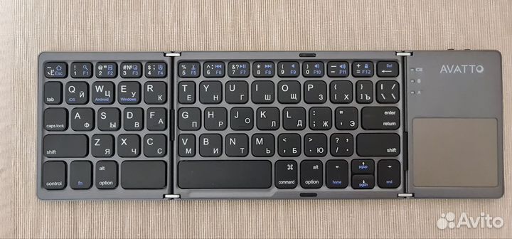 Складная беспроводная клавиатура Bluetooth