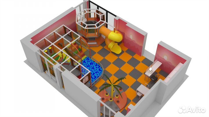 Детская игровая комната под ключ