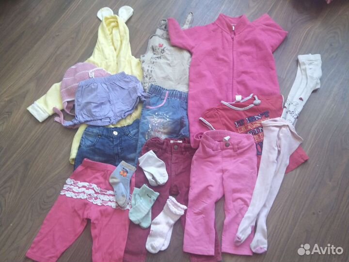 Вещи пакетом на девочку 1 год